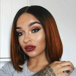 Ombré Bob brown Wig🍭💗